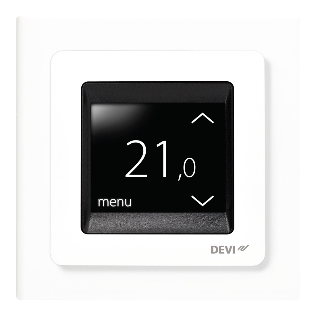 Devi UP-Uhrenthermostat 16A 230V devireg Touch m.Rahm