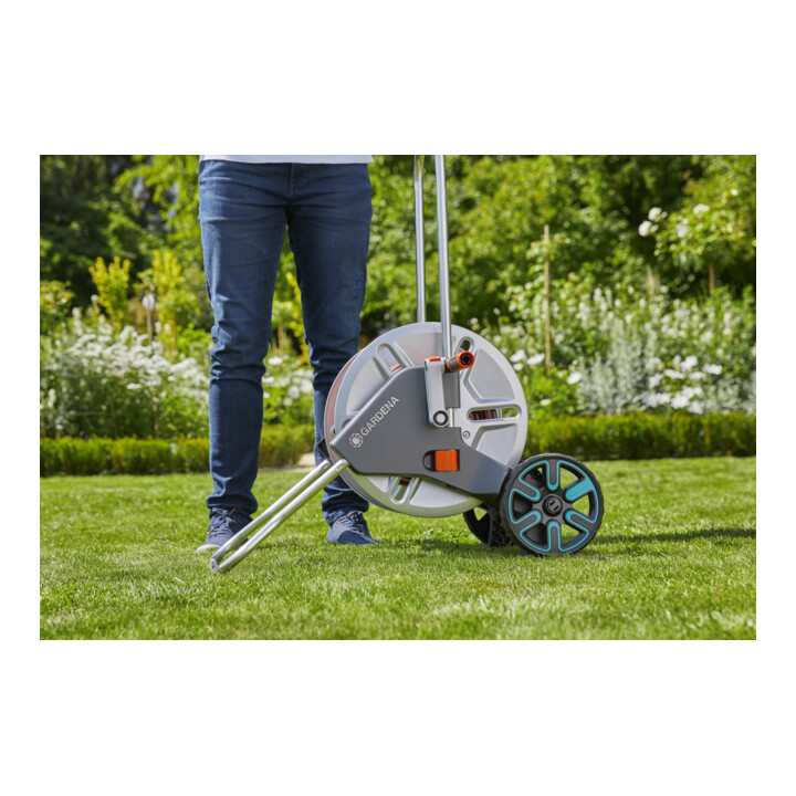 Dévidoir CleverRoll L Easy métal GARDENA