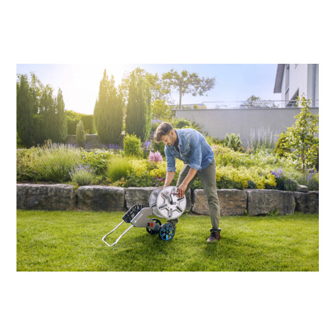 Dévidoir CleverRoll L Easy métal GARDENA
