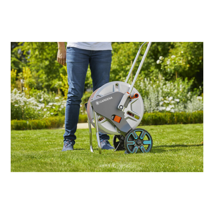 Dévidoir CleverRoll L Easy métal GARDENA