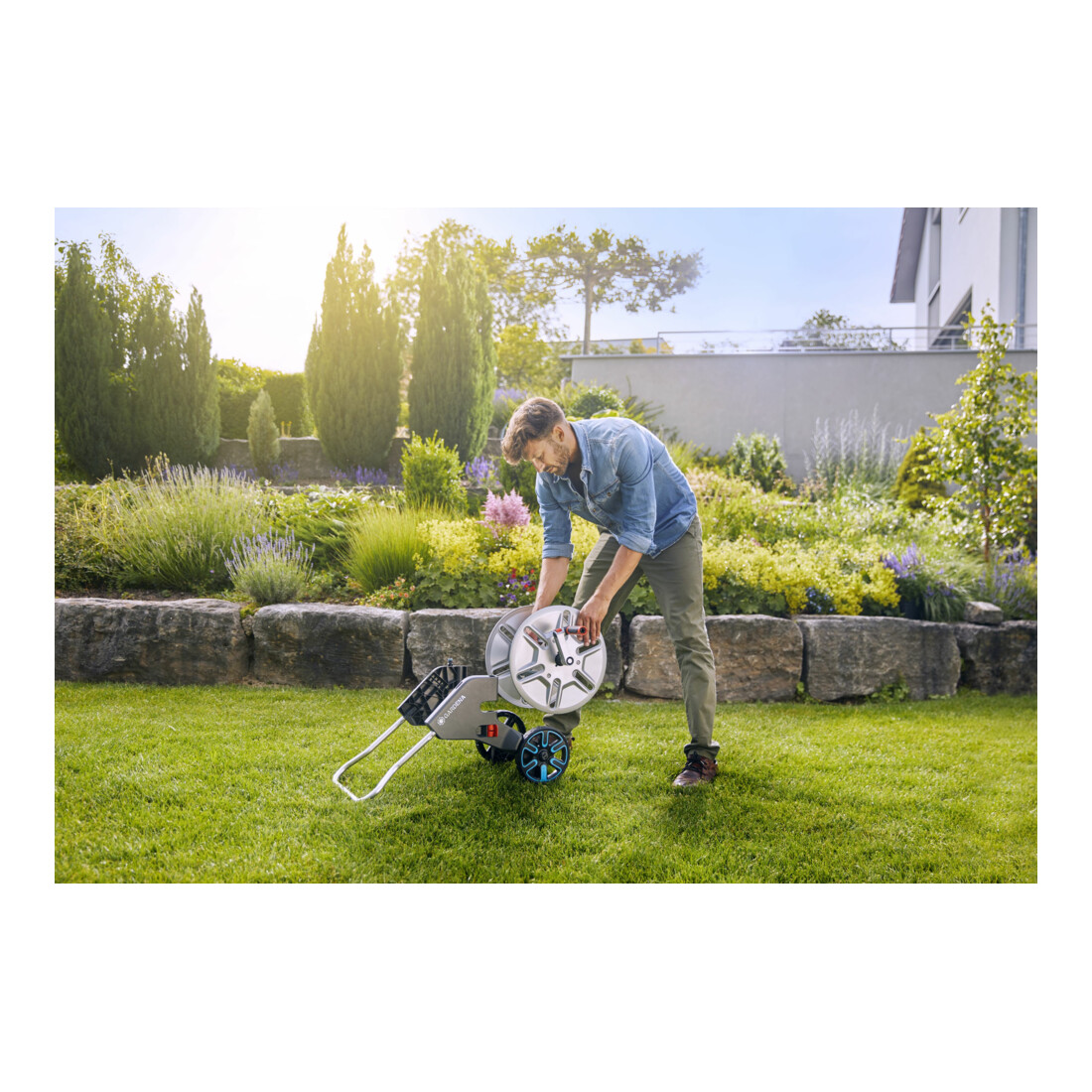 Dévidoir CleverRoll M GARDENA Métal