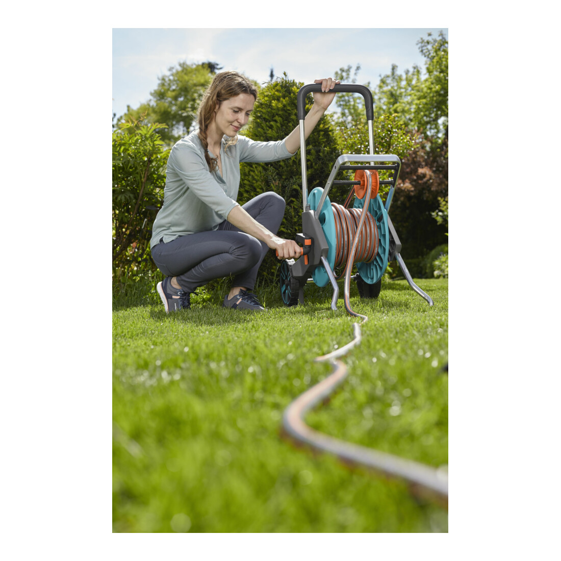 Dévidoir de tuyau CleverRoll M Easy GARDENA