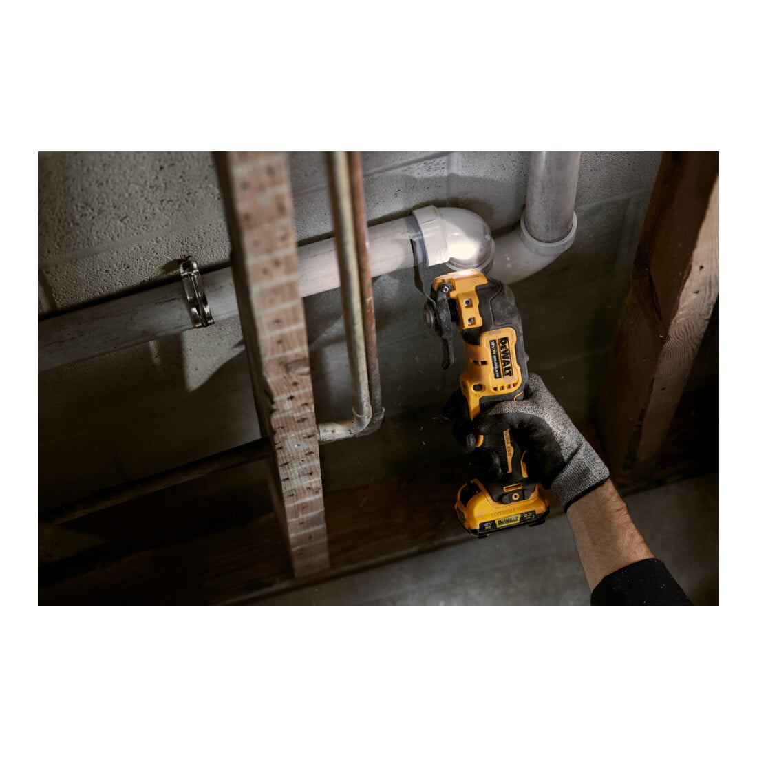 DEWALT 12 Volt / 2 Ah oszillierendes Akku-Multi-Tool DCS353D2-QW