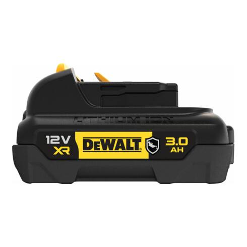 DEWALT 12 Volt / 3 Ah XR Ersatz-Akku mit speziellem Gehäuseschutz gegen Säuren und Chemikalen DCB124G-XJ