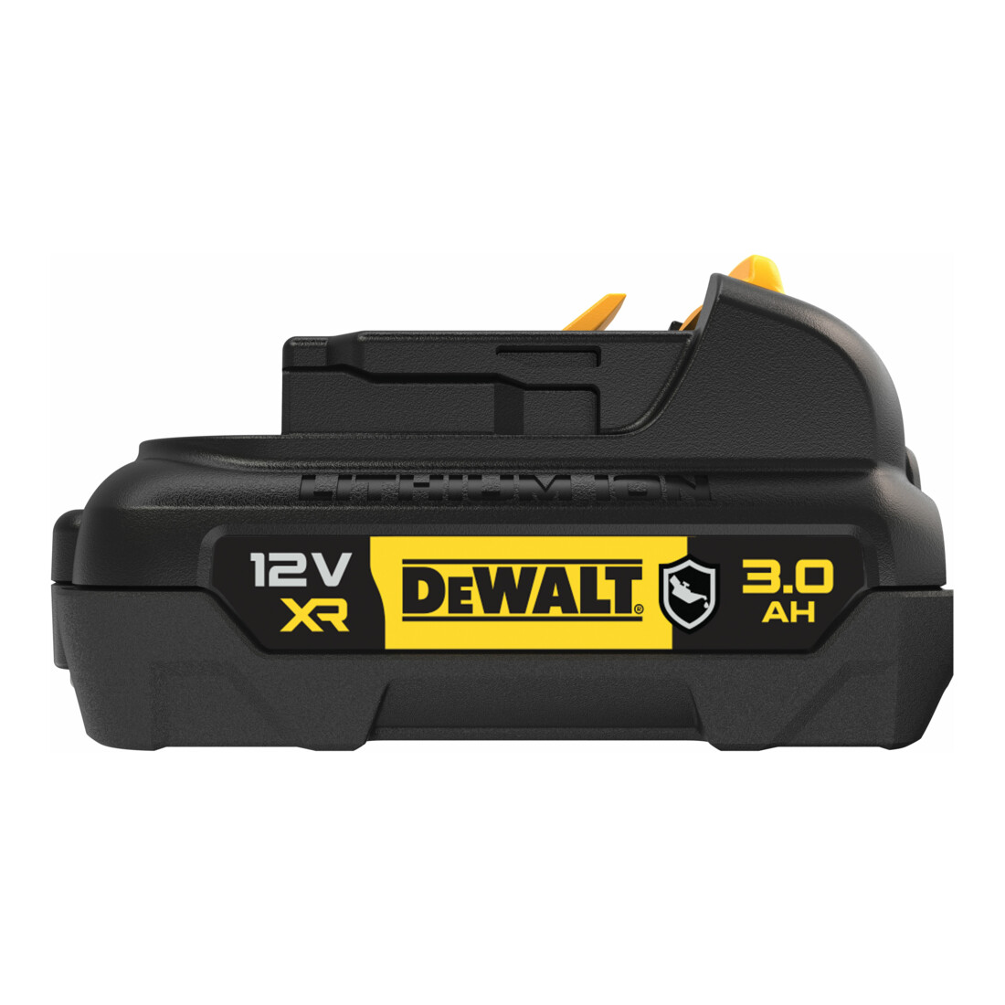 DEWALT 12 Volt / 3 Ah XR Ersatz-Akku mit speziellem Gehäuseschutz gegen Säuren und Chemikalen DCB124G-XJ