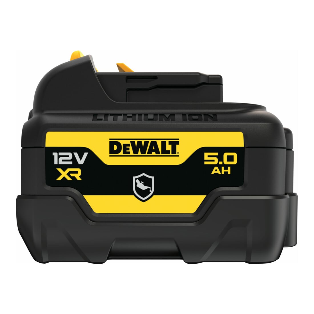 DEWALT 12 Volt / 5 Ah XR Ersatz-Akku mit speziellem Gehäuseschutz gegen Säuren und Chemikalen DCB126G-XJ