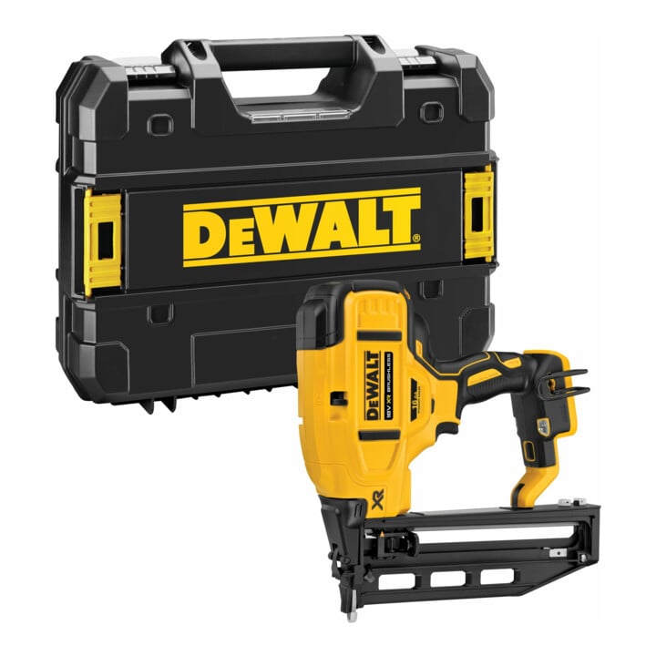DEWALT 18,0 Volt Akku-Stauchkopfnagler 0° (bürstenlos), 32-64mm, 16ga Durchmesser 1,6mm - Basisversion DCN662NT-XJ