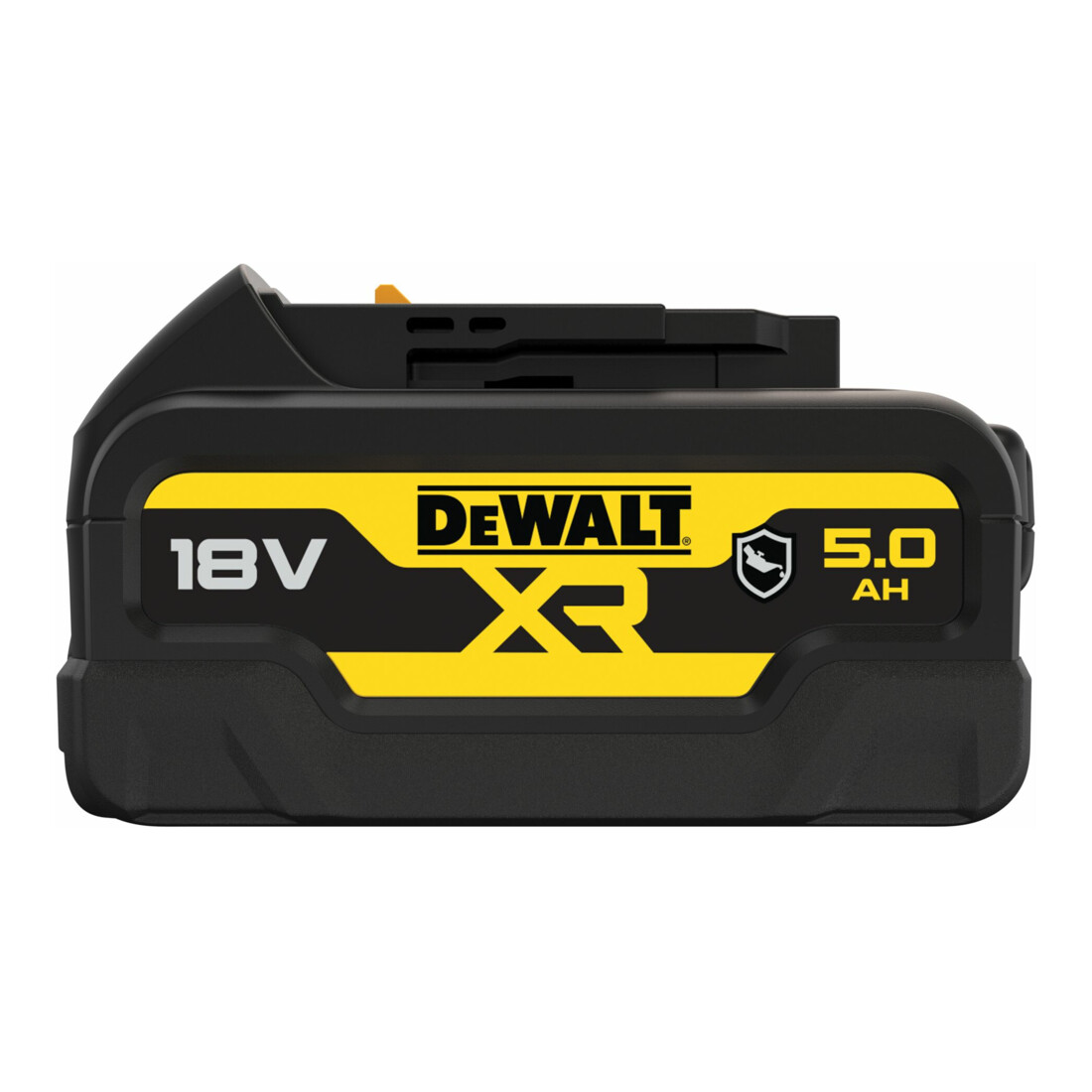 DEWALT 18 Volt / 5 Ah XR Ersatz-Akku mit speziellem Gehäuseschutz gegen Säuren und Chemikalen DCB184G-XJ
