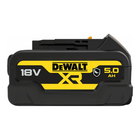 DEWALT 18 Volt / 5 Ah XR Ersatz-Akku mit speziellem Gehäuseschutz gegen Säuren und Chemikalen DCB184G-XJ