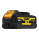DEWALT 18 Volt / 5 Ah XR Ersatz-Akku mit speziellem Gehäuseschutz gegen Säuren und Chemikalen DCB184G-XJ-4