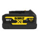 DEWALT 18 Volt / 5 Ah XR Ersatz-Akku mit speziellem Gehäuseschutz gegen Säuren und Chemikalen DCB184G-XJ-5
