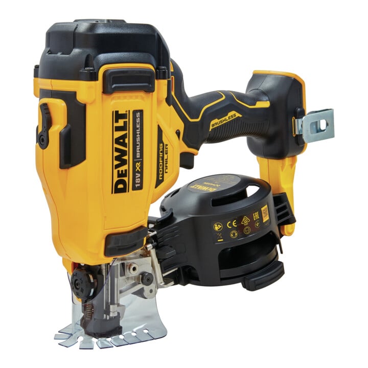 Set DeWalt 18 Volt Akku-Dachpappennagler (bürstenlos) – Basisversion + Ersatz-Akku DCB184-XJ