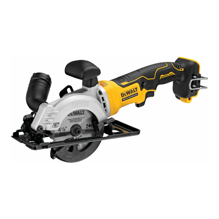 Set DeWalt 18 Volt Akku-Handkreissägen in kompakter Bauform, 38mm Schnitttiefe (Basisversion) DCS571NT-XJ + Ersatz-Akku DCB184-XJ