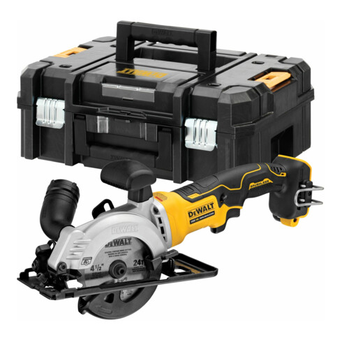 DEWALT 18 Volt Akku-Handkreissäge in kompakter Bauform, 38mm Schnitttiefe (Basisversion) DCS571NT-XJ