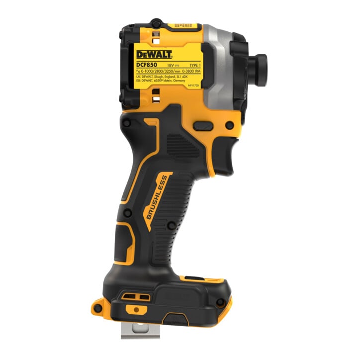 DEWALT 18 Volt Akku-Schlagschrauber (1/4") mit > 200 Nm (Basisversion) DCF850NT-XJ
