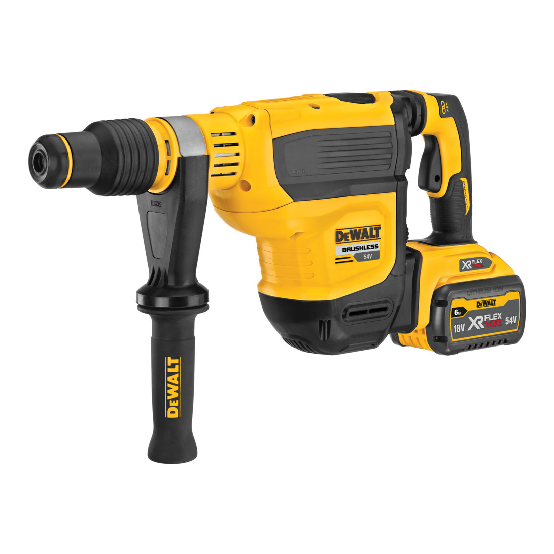 DEWALT 54 Volt / 162 Wh SDS-max combihamer 45 mm (borstelloos)