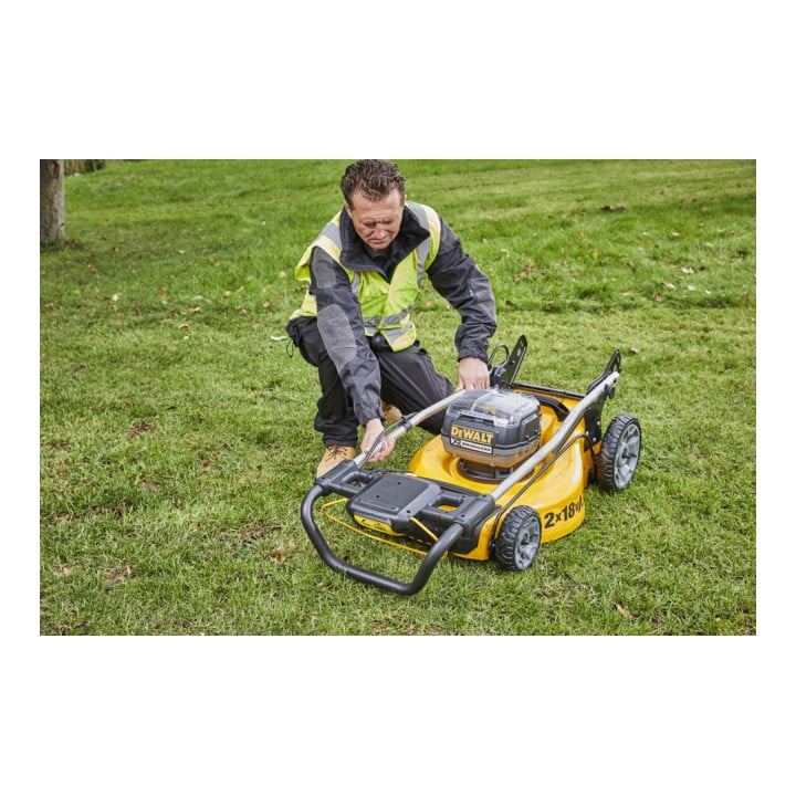 DEWALT accu grasmaaier, 48cm, 2x 18V, basis uitvoering DCMW564N-XJ