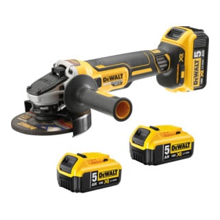 DEWALT accu haakse slijper DCG405P3-QW 125 mm 18 V