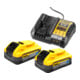 DEWALT Accu-Kit (2x 18V/5Ah PS plus DCB1104)-1