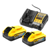 DEWALT Accu-Kit (2x 18V/5Ah PS plus DCB1104)-1