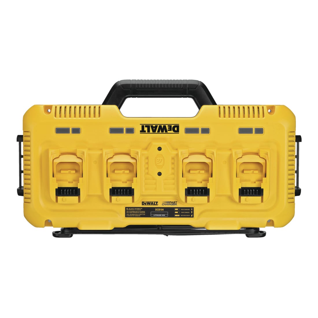 DEWALT accu viervoudige snellader DCB104-QW