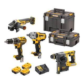 DEWALT accuklopboormachineset 18V / 5Ah DCD 796, DCF 894, DCH 273, DCG 405, DCB 184