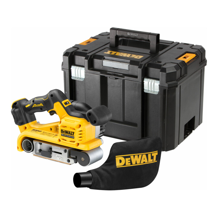 Set DeWalt Akku-Bandschleifer, 18V, Basisversion + Ersatz-Akku DCB184-XJ