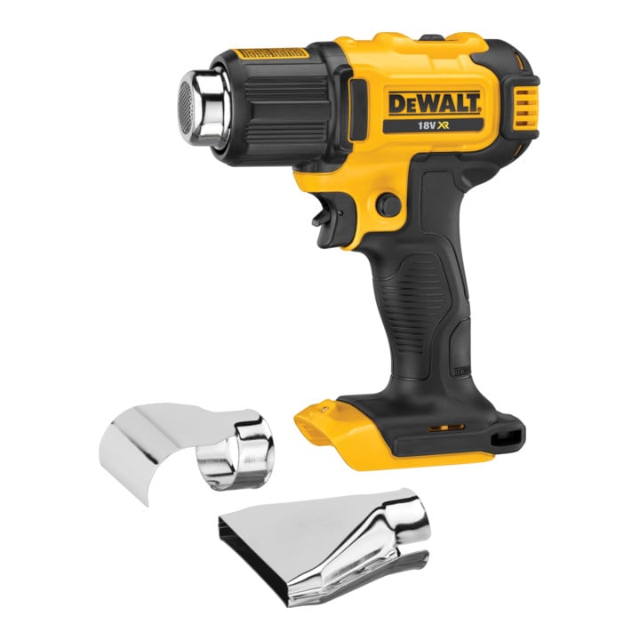 Set DeWalt Akku-Heiße-Luftpistole 18V (Basisversion) DCE530N-XJ + Ersatz-Akku DCB184-XJ