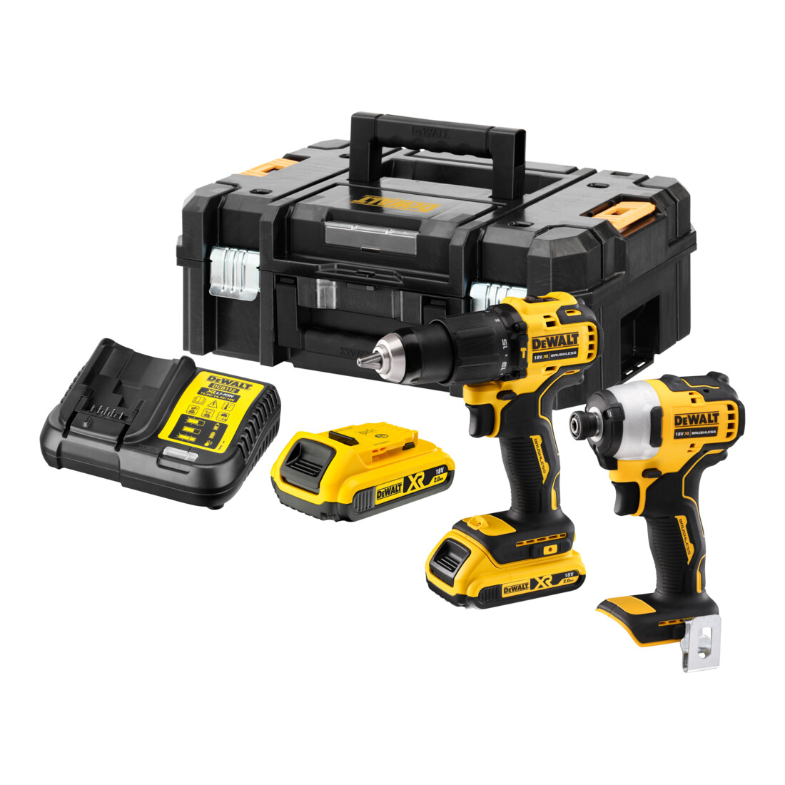 DEWALT Akku Kombopack 18 V / 2 Ah DCK2062D2T-QW