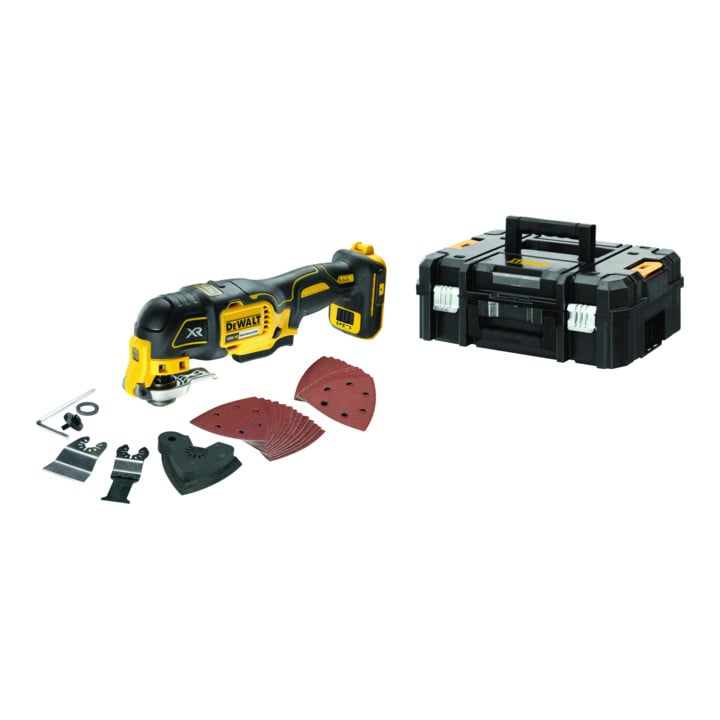 Set DeWalt Akku-Multi-Tool 18V (Basisversion) DCS356NT-XJ + Ersatz-Akku DCB184-XJ