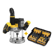 Dewalt Akku-Oberfräse, 18 V (Basisv.) mit gratis DEWALT Fräser-Set 12-tlg. DT90016-QZ