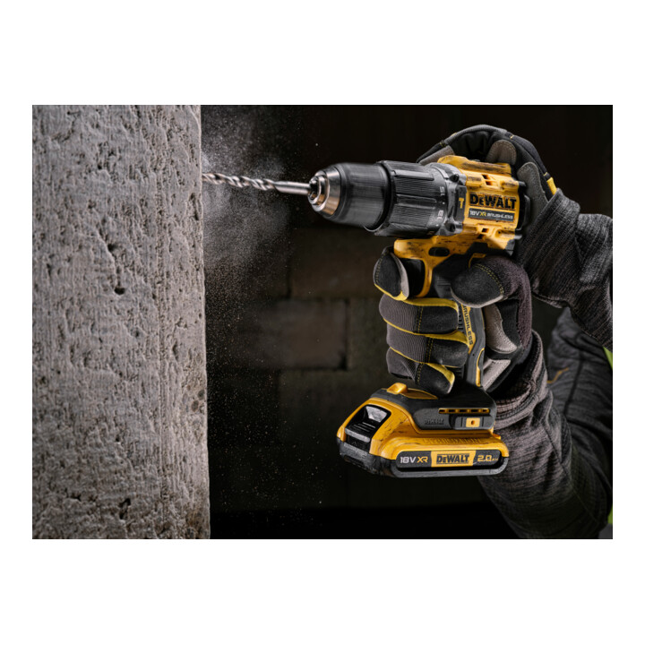 Dewalt Akku-Schlagbohrschrauber 18 Volt, mit 2 Akkus und Schnellladegerät, in T STAK-Box