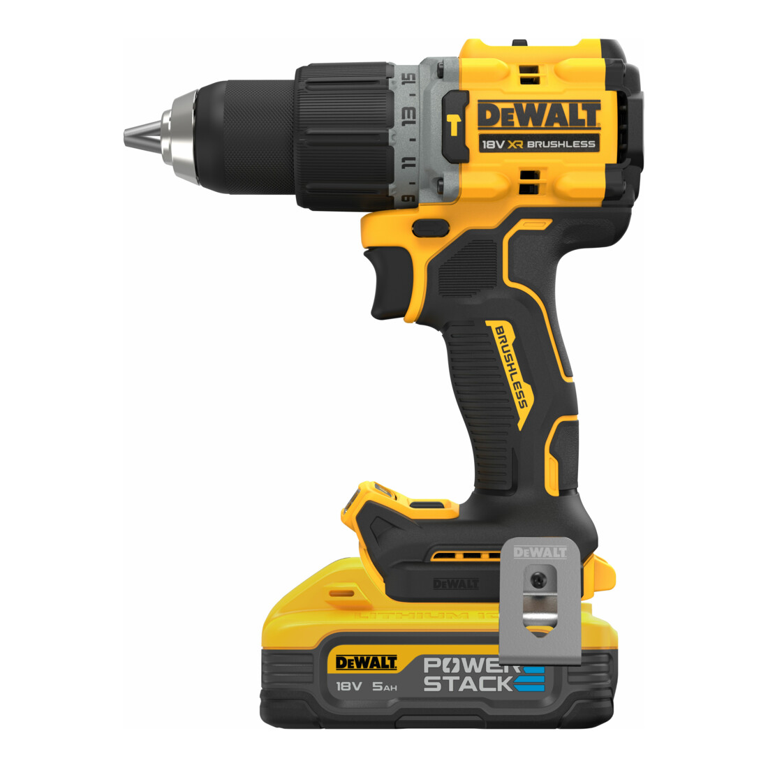 DEWALT Akku-Schlagbohrschrauber 18V inkl. 2 x 18 V / 5 Ah Powerstack - Akkus