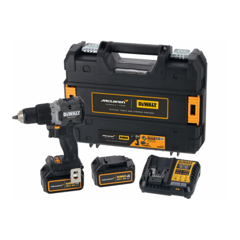 DEWALT Akku-Schlagbohrschrauber 18V , inkl. 2 x Akkus (18 Volt / 4Ah) und System-Schnellladegerät