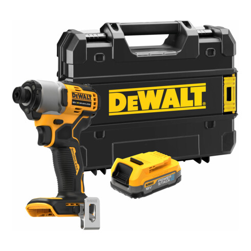 Dewalt Akku-Schlagschrauber 1/4", max. 192 Nm inkl. Powerstack Akku (18 V/1,7 Ah)