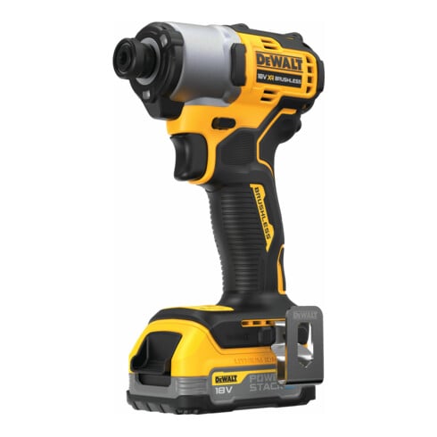 Dewalt Akku-Schlagschrauber 1/4", max. 192 Nm inkl. Powerstack Akku (18 V/1,7 Ah)