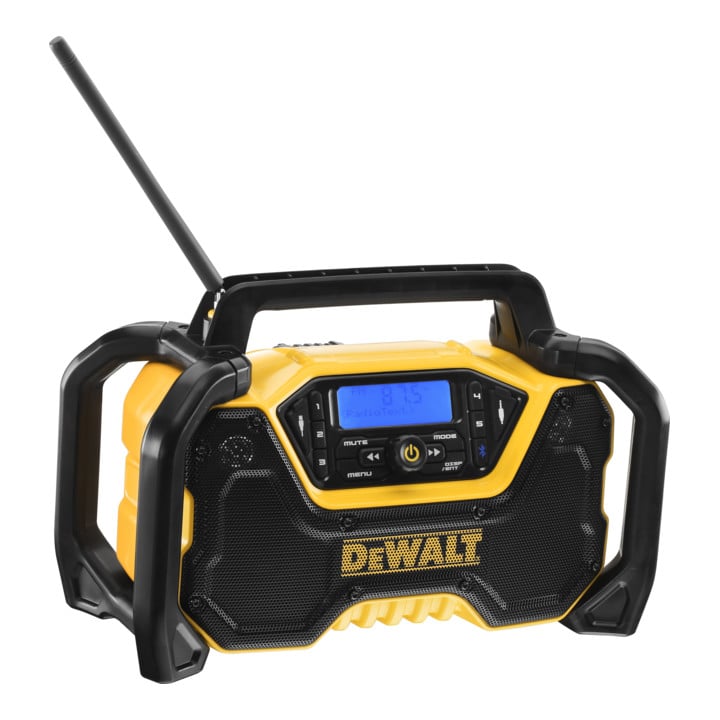 Set DeWalt Akku- und Netz Kompakt-Radio mit Bluetooth + Ersatz-Akku DCB184-XJ