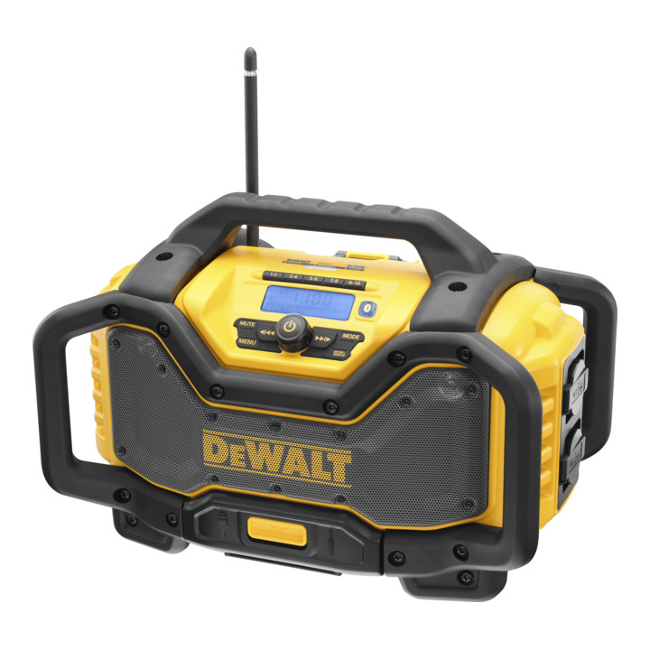Set DeWalt Akku- und Netz-Radio DCR027-QW + Ersatz-Akku DCB184-XJ