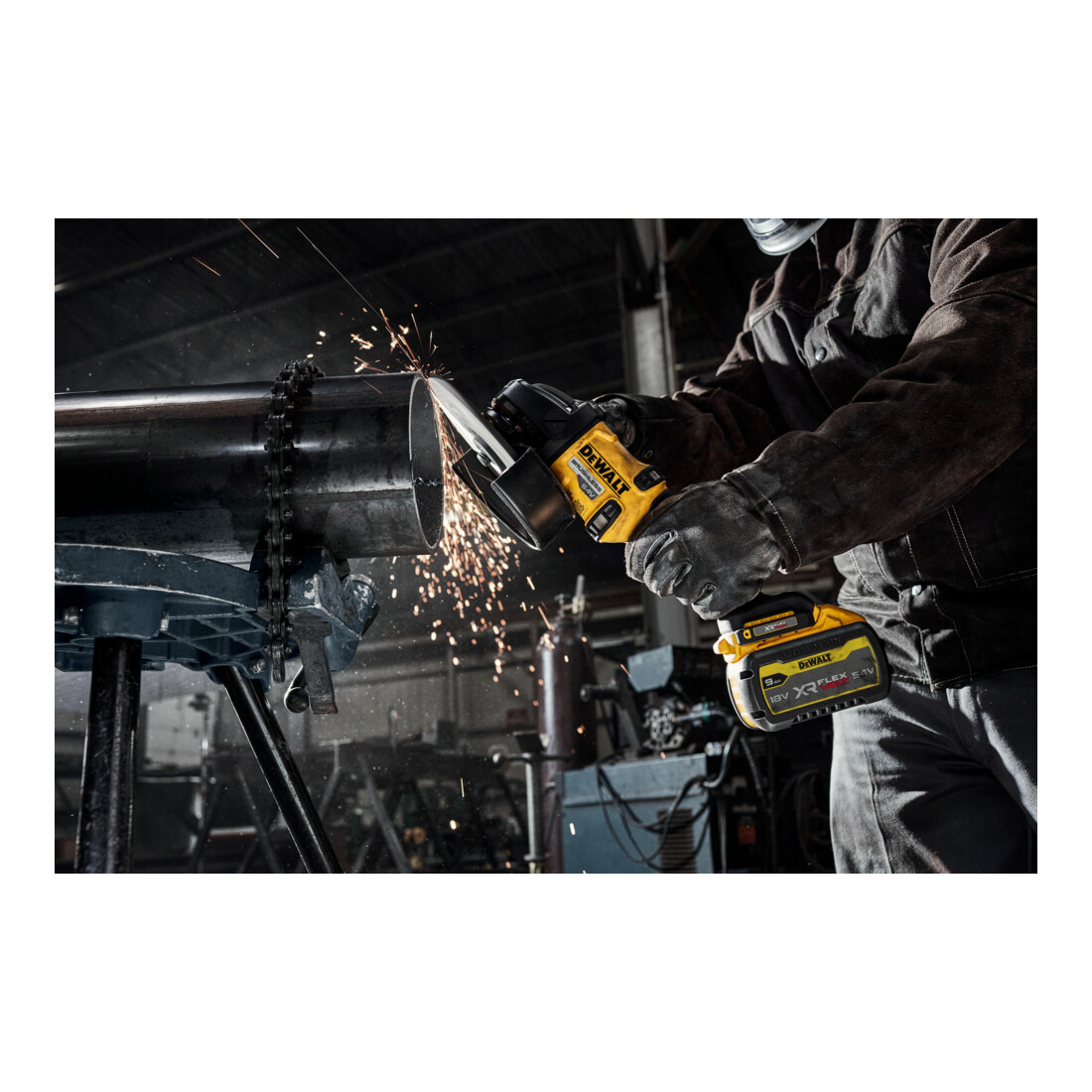 DEWALT Akku-Winkelschleifer 54 Volt XR FLEXVOLT 180mm - Basisversion DCG440N-XJ