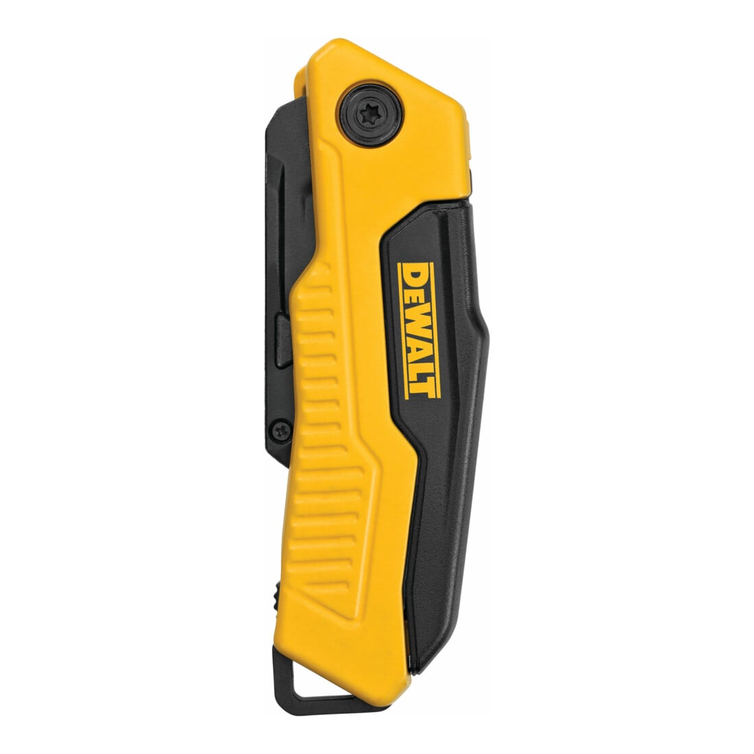 DEWALT Arbeitsmesser mit feststehender Klinge, klappbares Gehäuse, integriertes Klingenmagazin DWHT10916-0