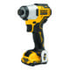 DEWALT Avvitatore a percussione a batteria (1/4") 12 V / 2 Ah DCF801D2-QW-5