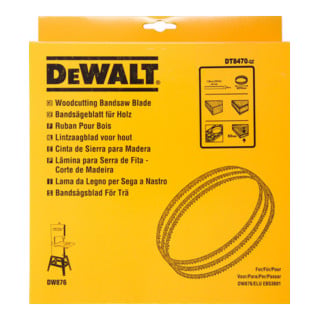 DEWALT Bandsägeblatt 2215x4x0,6 mm 1,8 mm DT8470-QZ