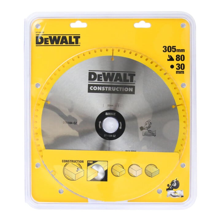 DEWALT Bau KSB Stationär 305x30x2.41 80WZ 7° DT1184-QZ