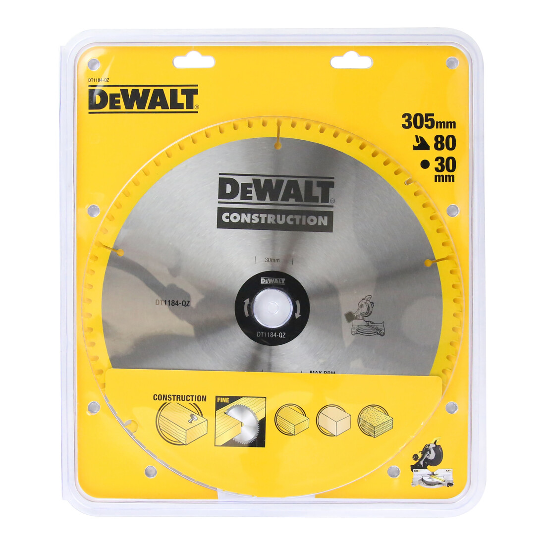 DEWALT Bau KSB Stationär 305x30x2.41 80WZ 7° DT1184-QZ