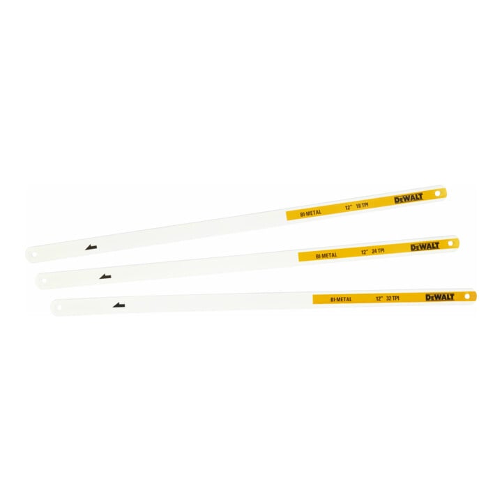 DEWALT Bi-Metall-Sägeblätter 300mm 3er Pack mit 18 / 24 / 32 TPI DWHT0-20558