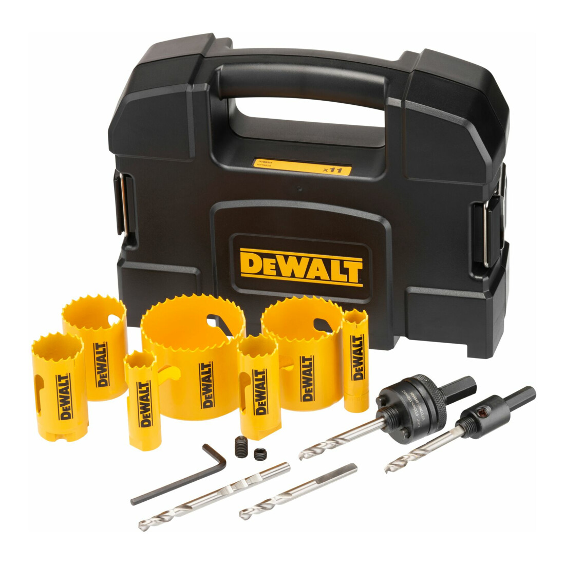 DEWALT BIM gatenzaagset voor elektriciens, 11 dlg.