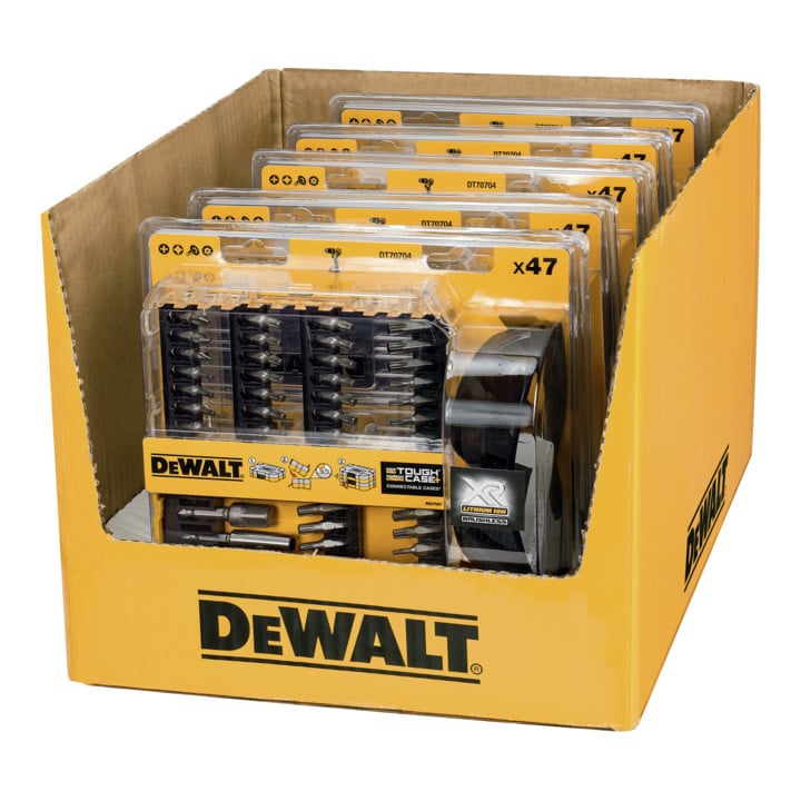 DEWALT Bit-Set 47-pcs. avec verres DT70704-QZ