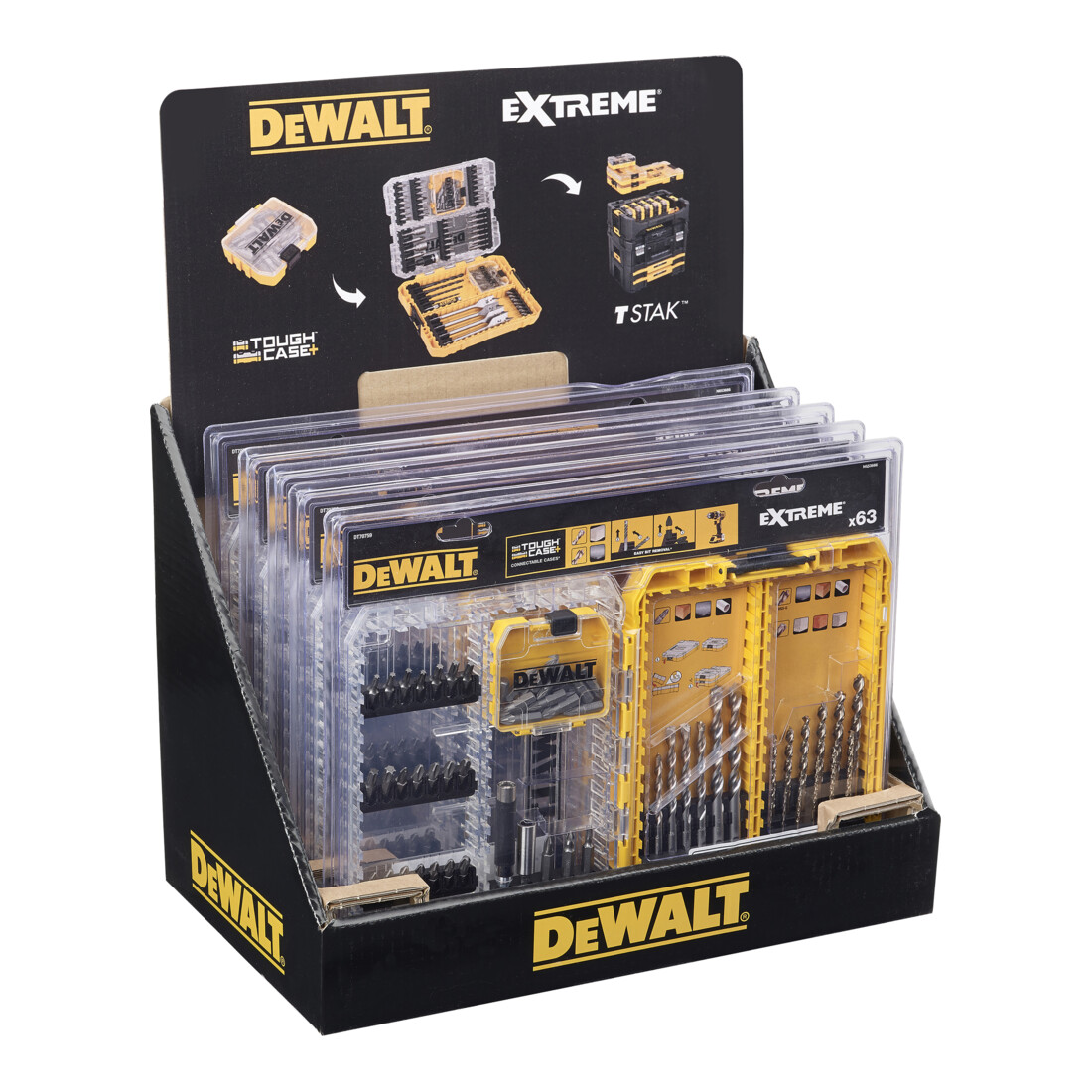 DEWALT Bit und Bohrer-Set 63-tlg.