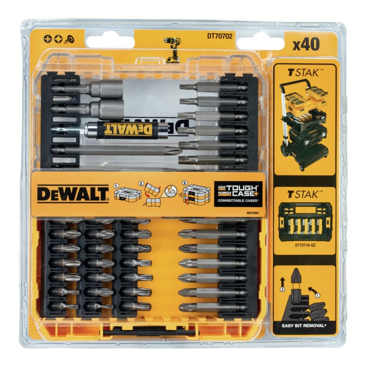 DEWALT bitset 25-85 mm 40 stuks DT70702-QZ