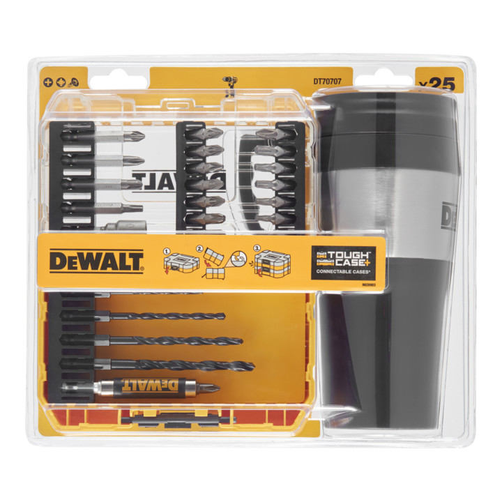 DEWALT bitset 26 dlg. incl. beker DT70707-QZ